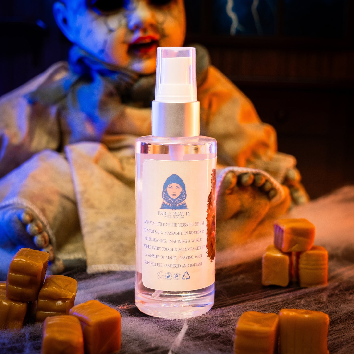 Doll Face - Shave Oil Serum - Butterscotch Candies, Decadent Caramel, Flaky Sea-Salt