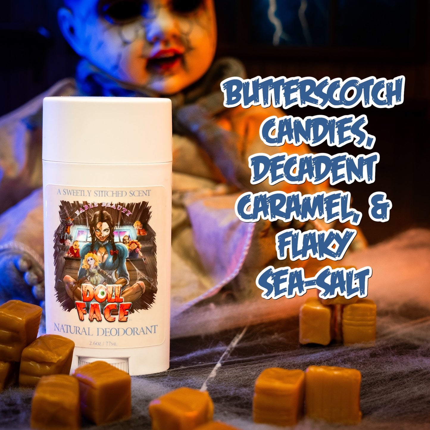 Doll Face - Beauty Box - Butterscotch Candies, Decadent Caramel, Flaky Sea-Salt