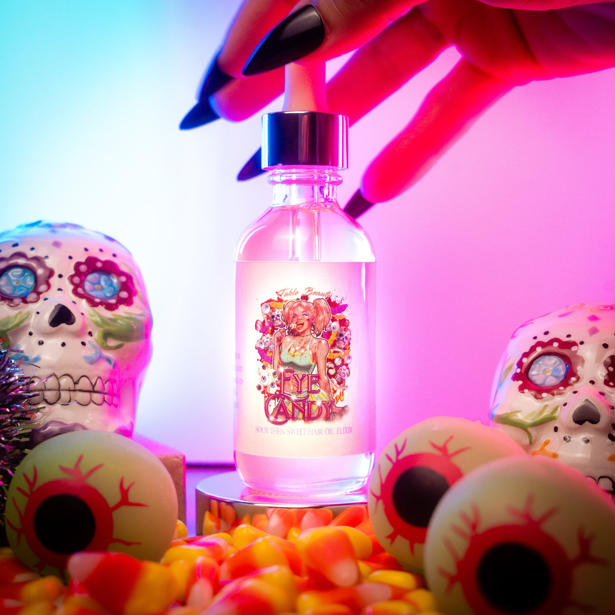 Eye Candy - Hair Oil Elixir - Sour Gummies, Caramel Apples, Lemon Drops