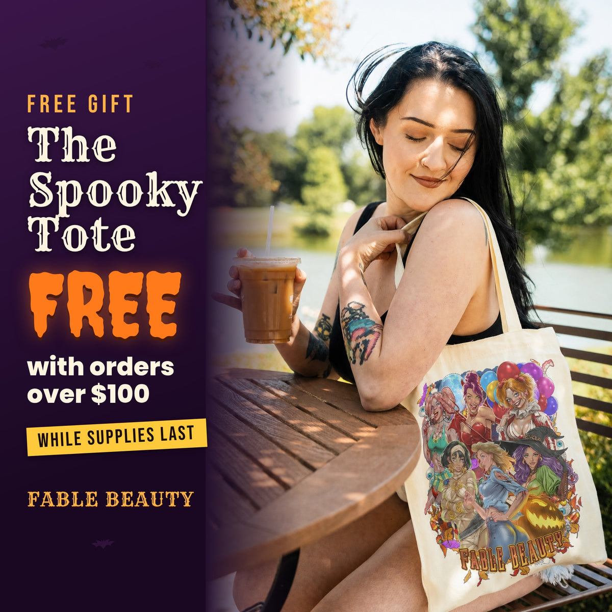 Free Spooky Tote Bag!