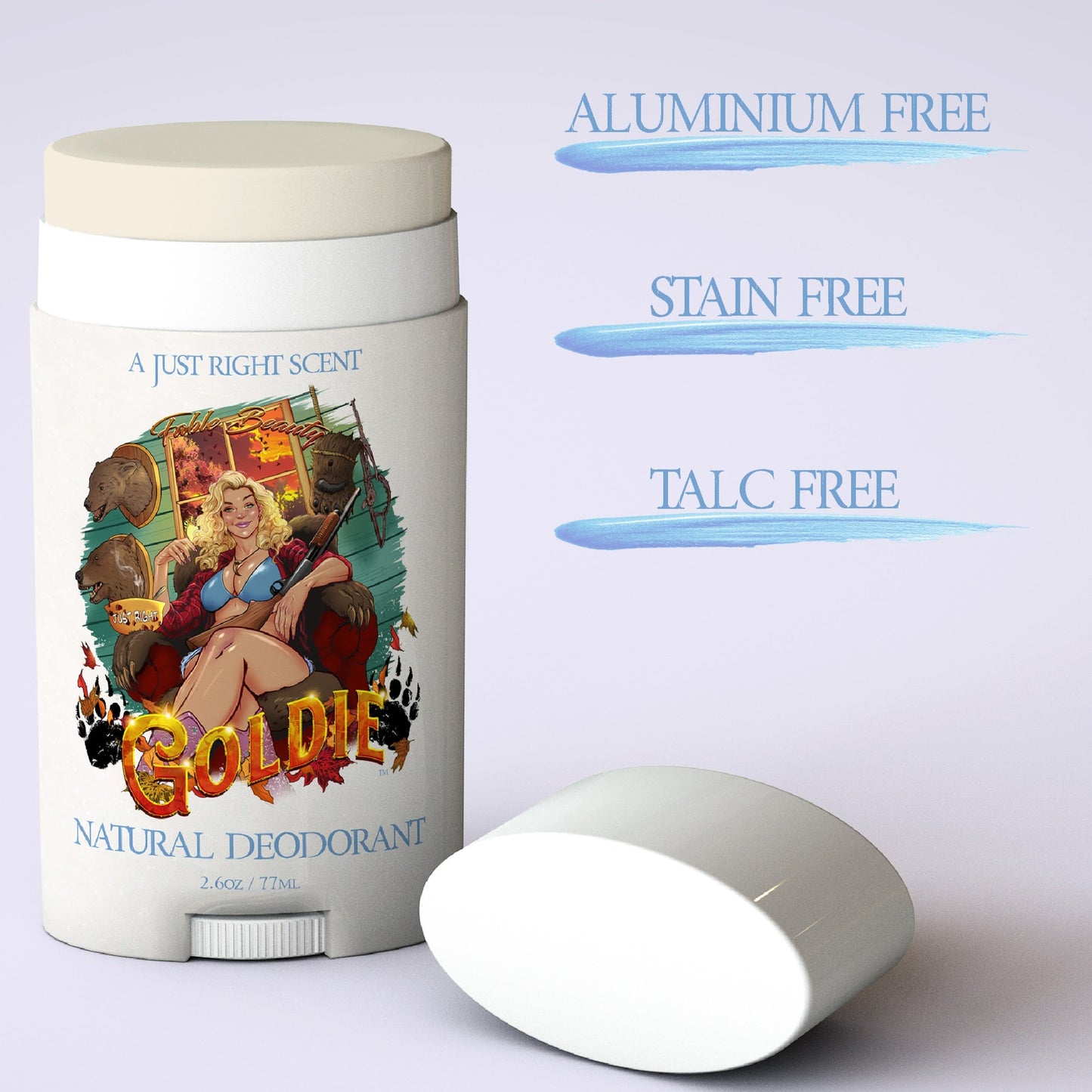 Goldie - Natural Deodorant - Brown Sugar Porridge, Drizzled Honey, Fresh Milk