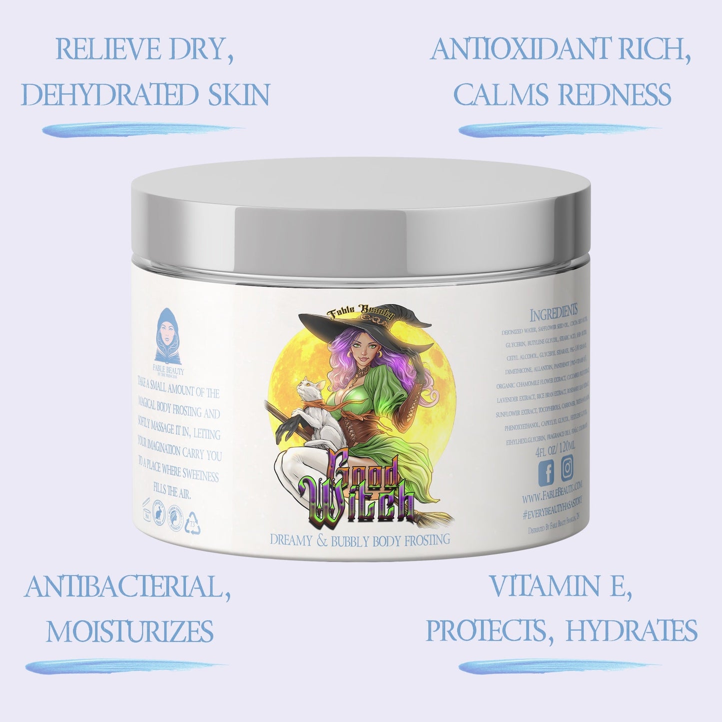 Good Witch - Body Frosting - Pink Bubblegum, Spun Sugar, Vanilla Orchid
