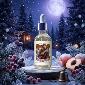 Krampess - Hair Oil Elixir - Dark Evergreens, Winter Berries, Snow Covered Peaches