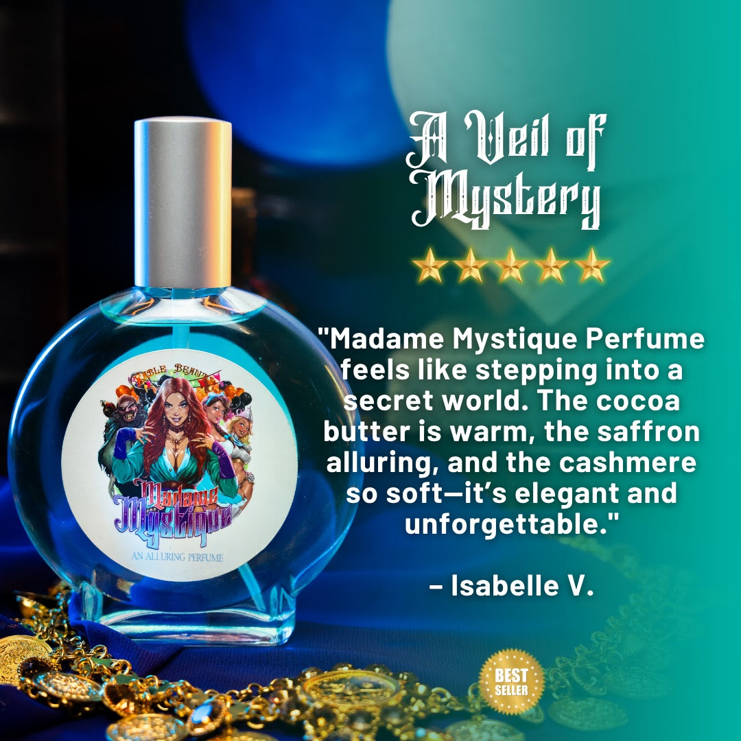 Madame Mystique - Perfume - Silky Cocoa Butter, Luxe Cashmere, Enchanting Saffron