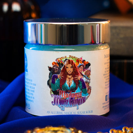 Madame Mystique - Magical Sugar Scrub - Silky Cocoa Butter, Luxe Cashmere, Enchanting Saffron