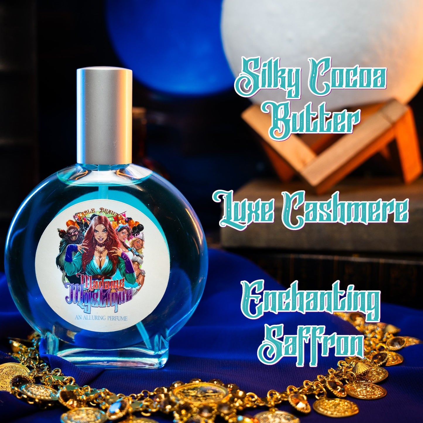 Madame Mystique - Perfume - Silky Cocoa Butter, Luxe Cashmere, Enchanting Saffron