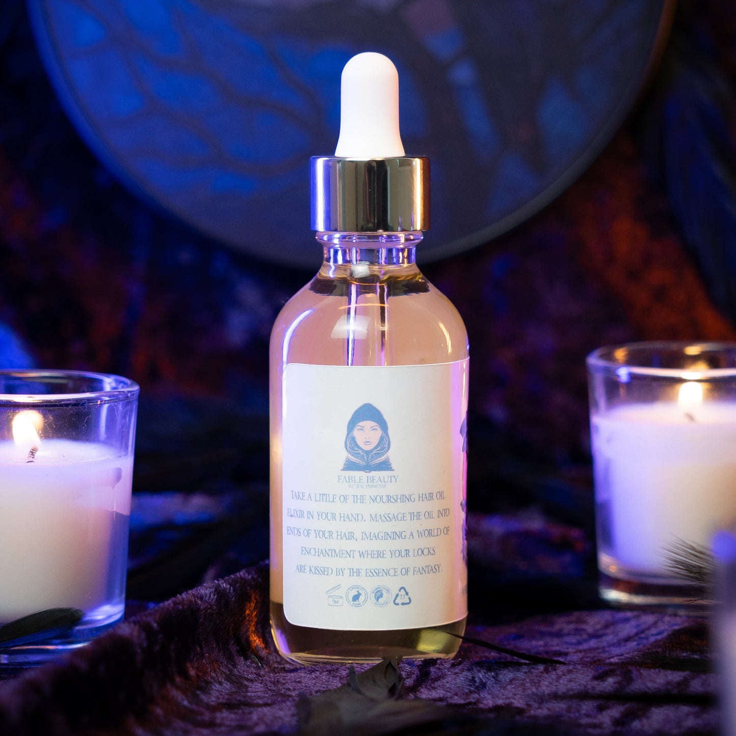 Raven - Hair Oil Elixir - Fresh Gingerbread, Bourbon Soaked Vanilla, Sugary Icing