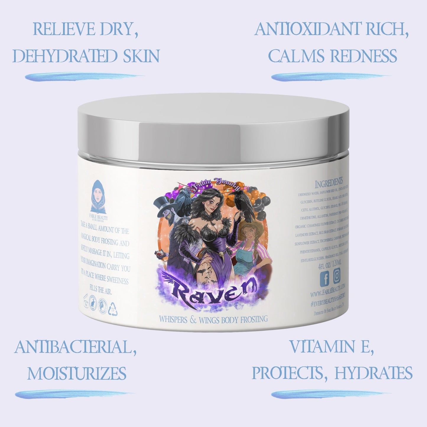 Raven - Body Frosting - Fresh Gingerbread, Bourbon Soaked Vanilla, Sugary Icing
