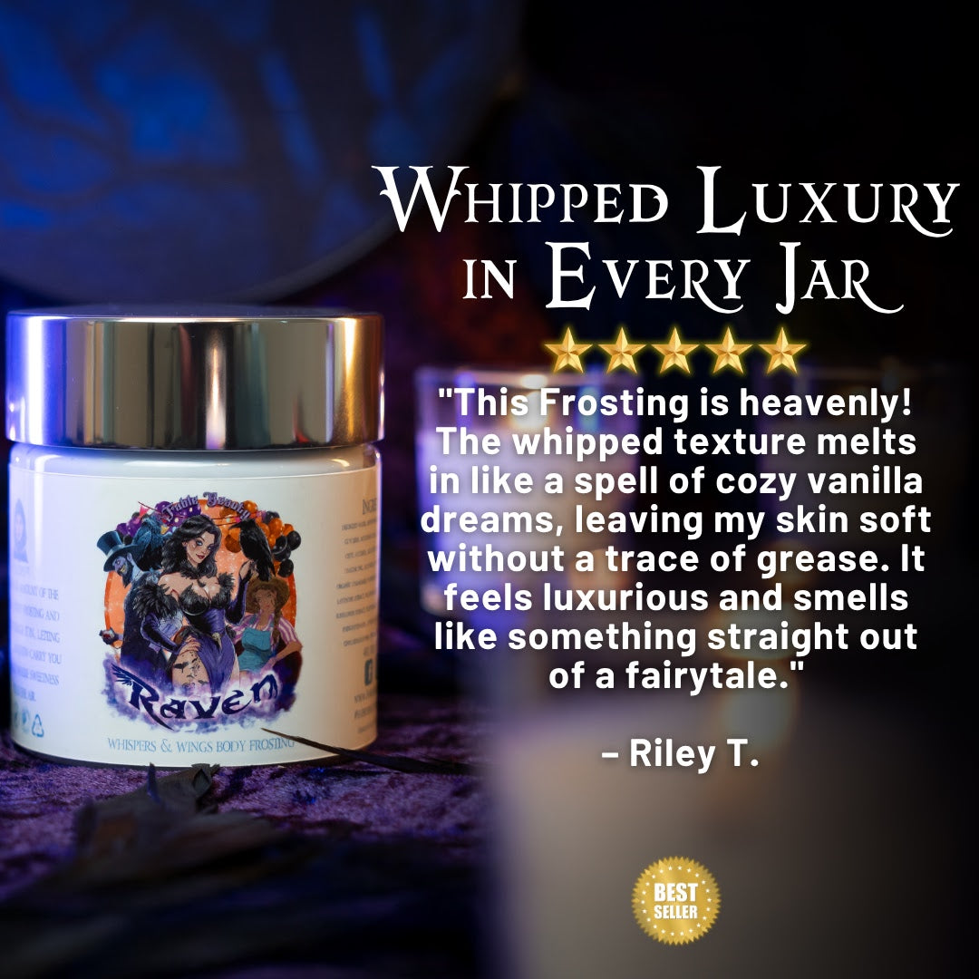 Raven - Body Frosting - Fresh Gingerbread, Bourbon Soaked Vanilla, Sugary Icing