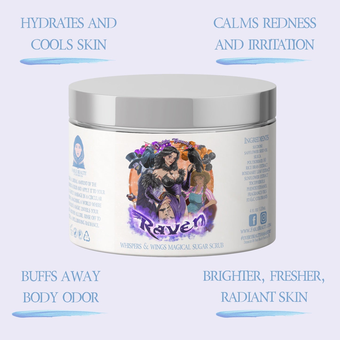 Raven - Magical Sugar Scrub - Fresh Gingerbread, Bourbon Soaked Vanilla, Sugary Icing