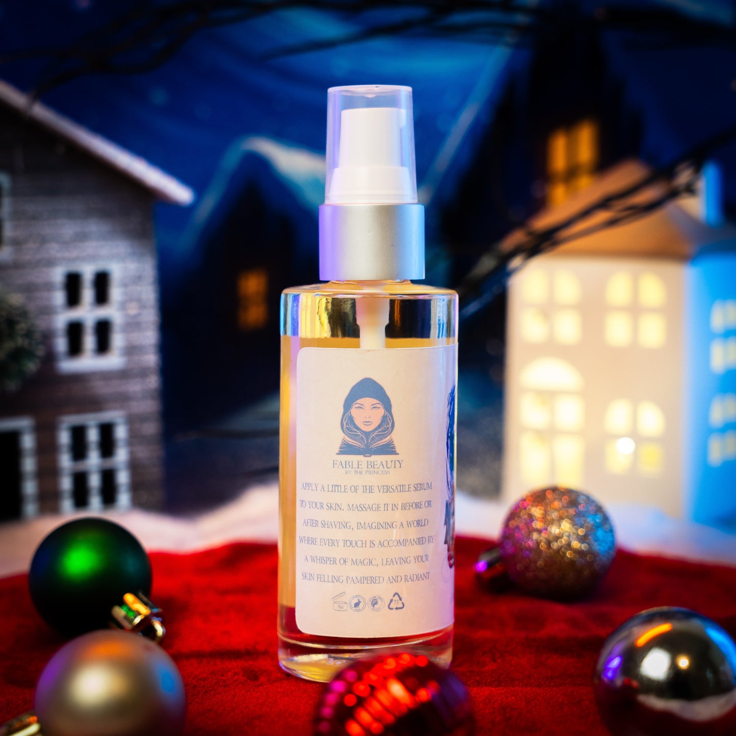 Sandy Claws - Shave Oil Serum - Warm Pumpkin Spice, Creamy Peppermint, Cozy Warm Vanilla