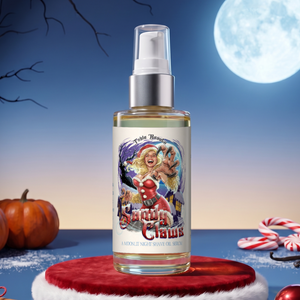 Sandy Claws - Shave Oil Serum - Warm Pumpkin Spice, Creamy Peppermint, Cozy Warm Vanilla
