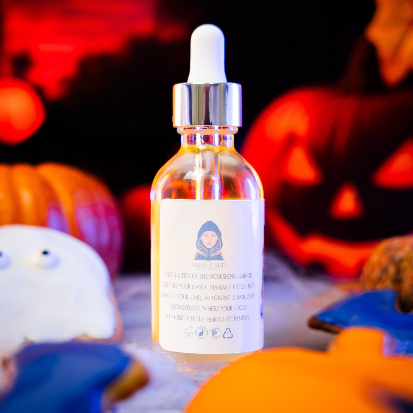 Treatress - Hair Oil Elixir - Cinnamon Sugar Cookies, Vanilla Extract, Warm Nutmeg