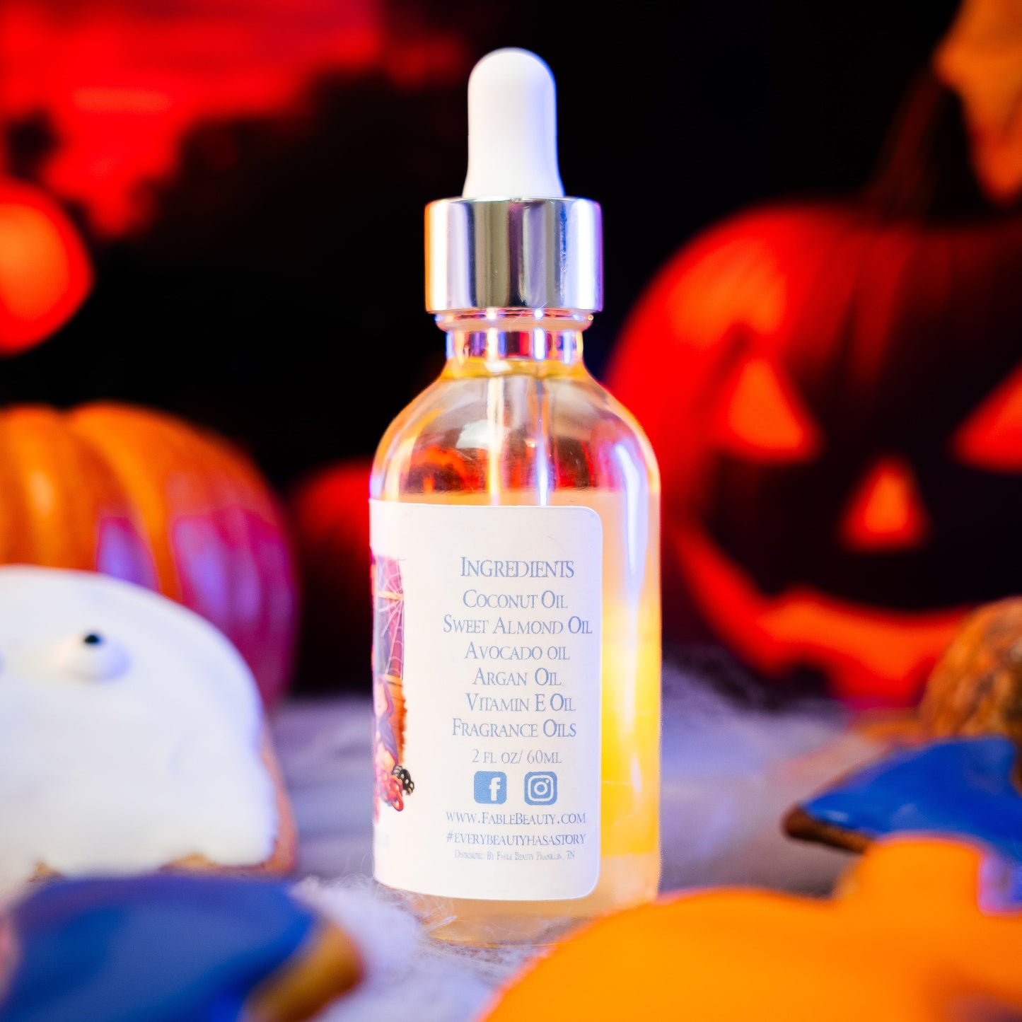 Treatress - Hair Oil Elixir - Cinnamon Sugar Cookies, Vanilla Extract, Warm Nutmeg