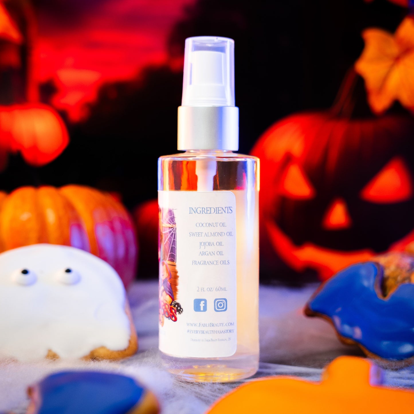 Treatress - Shave Oil Serum - Cinnamon Sugar Cookies, Vanilla Extract, Warm Nutmeg