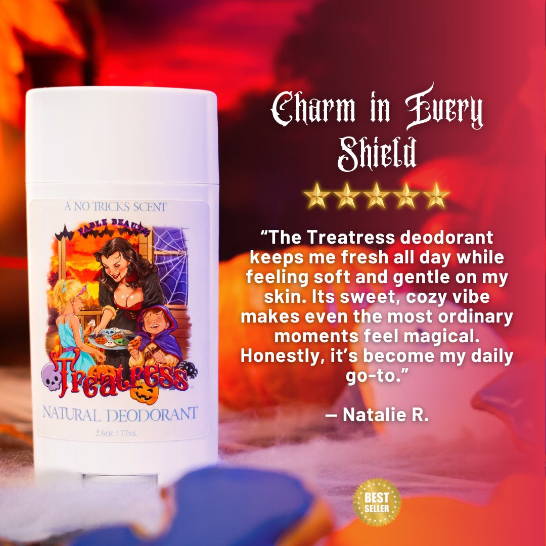 Treatress - Natural Deodorant - Cinnamon Sugar Cookies, Vanilla Extract, Warm Nutmeg