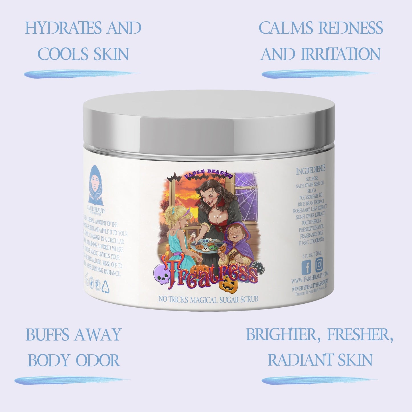 Treatress - Magical Sugar Scrub - Cinnamon Sugar Cookies, Vanilla Extract, Warm Nutmeg