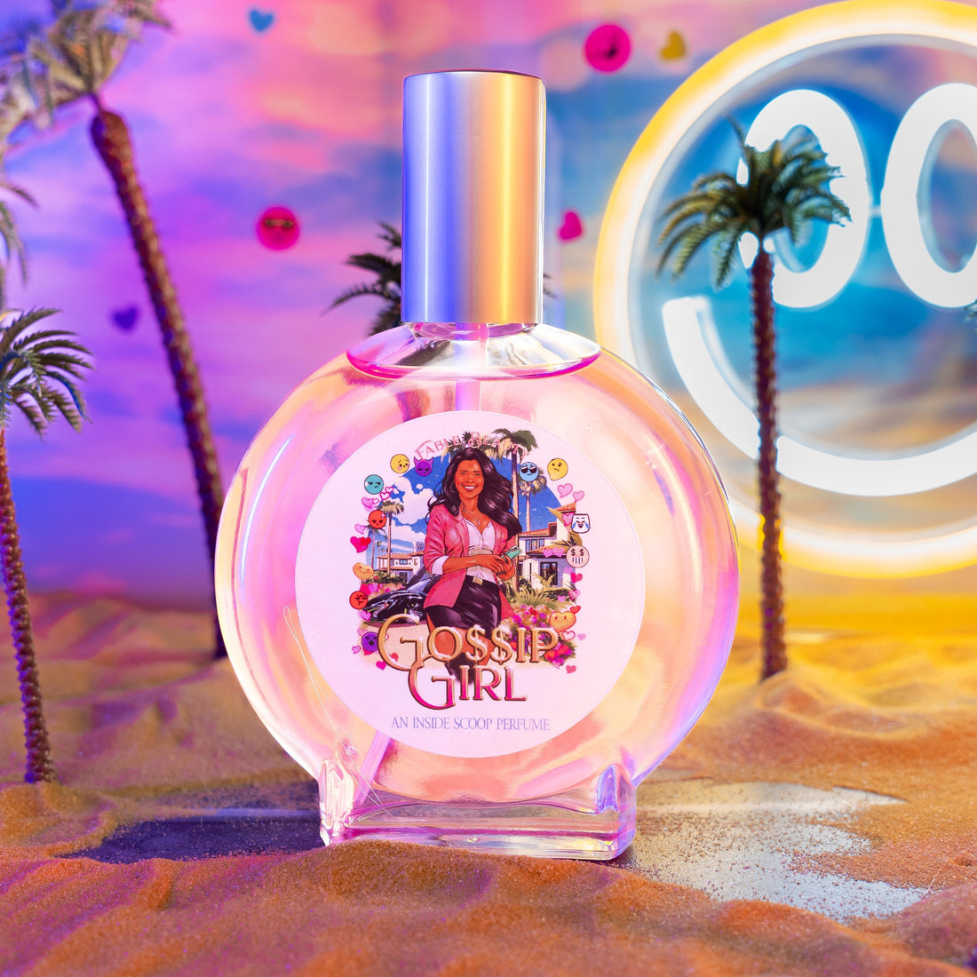 Gossip Girl Citrus Scandal perfume bottle with blood orange, peony and coconut sugar notes