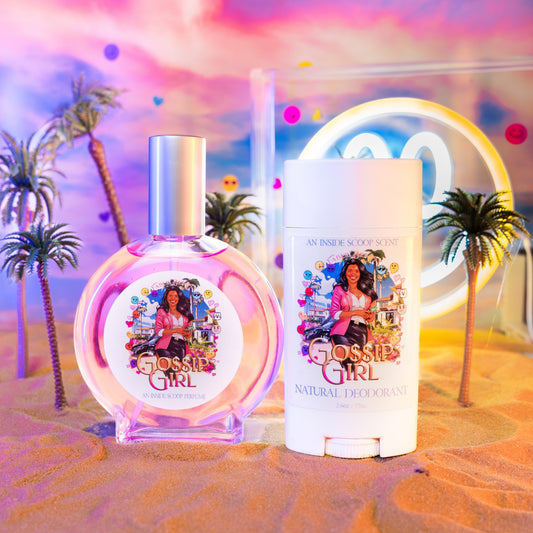 Gossip Girl Citrus Scandal Fragrance & Function Duo with perfume and natural deodorant