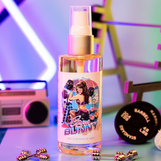 The Gym Bunny Flirty & Fit Shave Oil Serum for a smoother shave