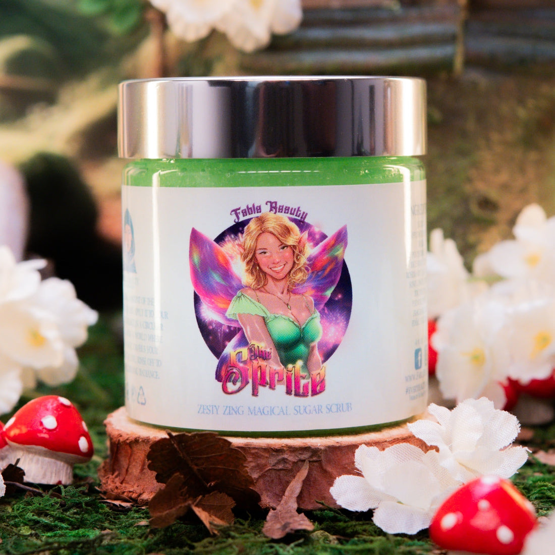 The Sprite Magical Sugar Scrub in Citrus Splash scent for body exfoliation