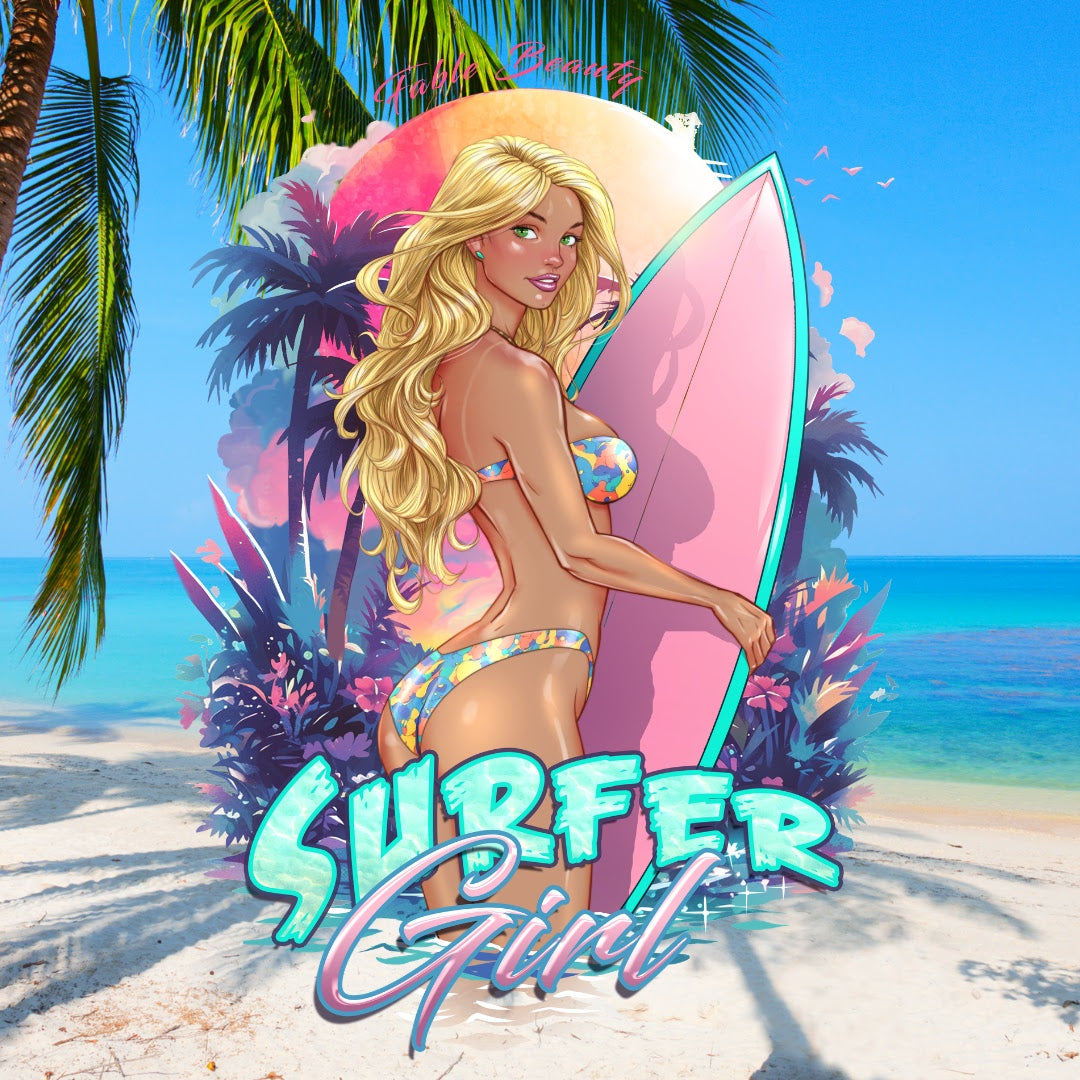 Surfer Girl - Water Lily, Ocean Driftwood, Shaved Coconut