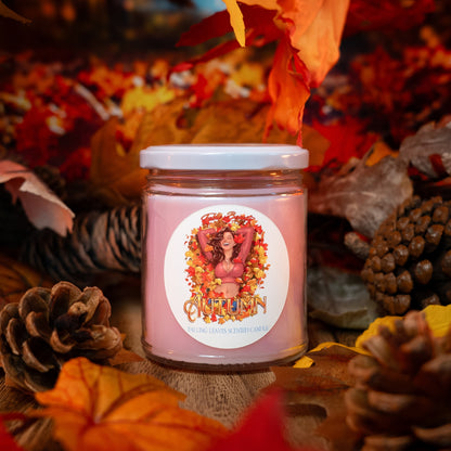 Autumn - Beauty Box w/ Candle - Cinnamon Apples, Fallen Leaves, Orange Peel