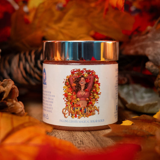 Autumn - Magical Sugar Scrub - Cinnamon Apples, Fallen Leaves, Orange Peel