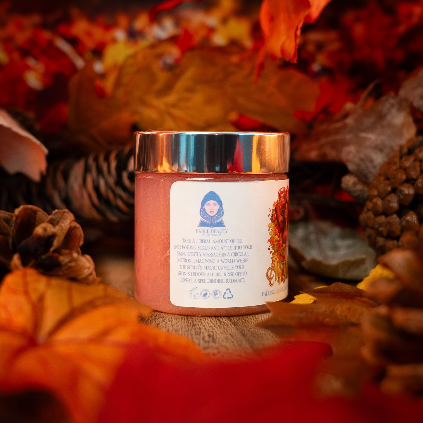 Autumn - Magical Sugar Scrub - Cinnamon Apples, Fallen Leaves, Orange Peel