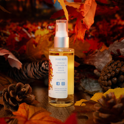 Autumn - Shave Oil Serum - Cinnamon Apples, Fallen Leaves, Orange Peel