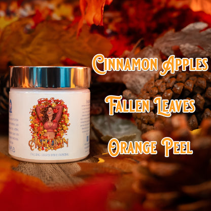 Autumn - Polish & Pamper Duo - Cinnamon Apples, Fallen Leaves, Orange Peel