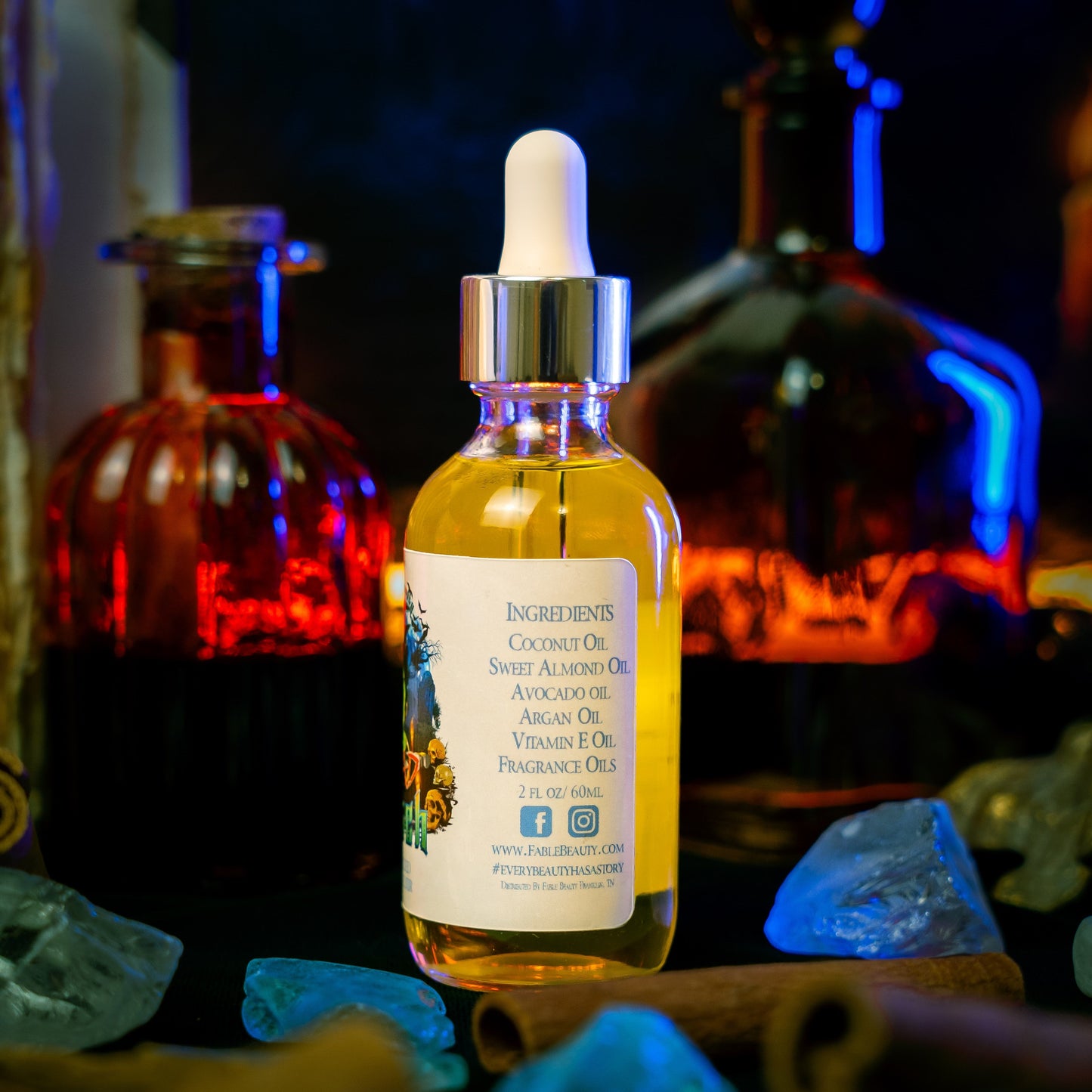 Bad Witch - Hair Oil Elixir - Apple Cider Donuts, Pumpkin Butter, Fiery Spices