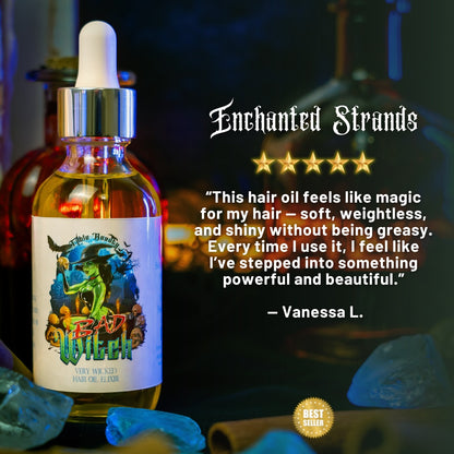 Bad Witch - Hair Oil Elixir - Apple Cider Donuts, Pumpkin Butter, Fiery Spices