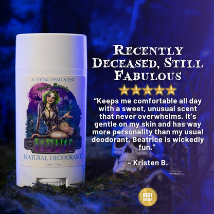 Beatrice - Natural Deodorant - Green Apple Cider, Roasted Pumpkin, Smashed Berries