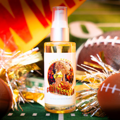 The Cheerleader - Shave Oil Serum - Juicy Mandarin, Honeysuckle Buds, and Gentle Sandalwood