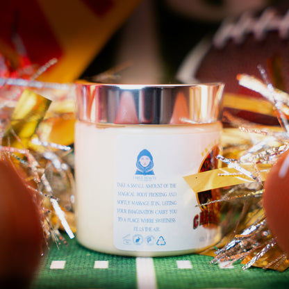 The Cheerleader - Body Frosting - Juicy Mandarin, Honeysuckle Buds, and Gentle Sandalwood