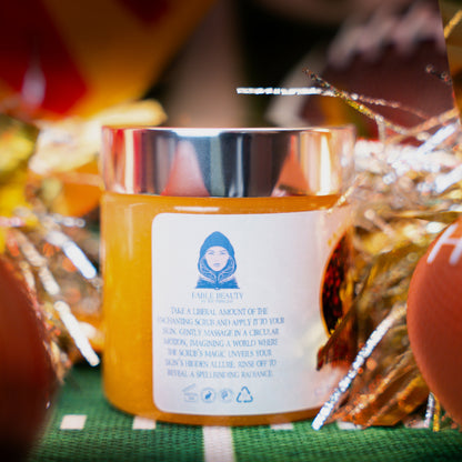 The Cheerleader - Magical Sugar Scrub - Juicy Mandarin, Honeysuckle Buds, and Gentle Sandalwood