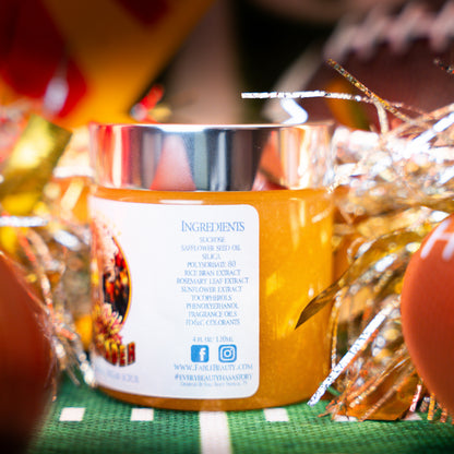 The Cheerleader - Magical Sugar Scrub - Juicy Mandarin, Honeysuckle Buds, and Gentle Sandalwood
