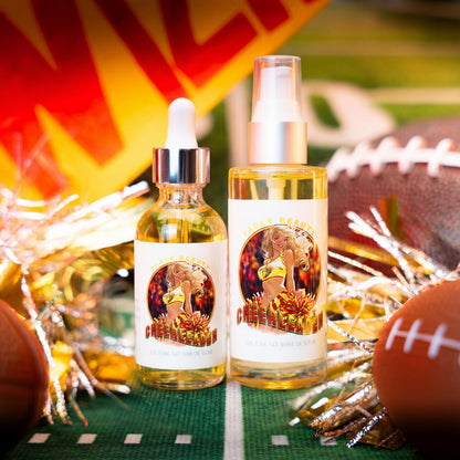 The Cheerleader - Razor and Radiance Duo - Juicy Mandarin, Honeysuckle Buds, and Gentle Sandalwood