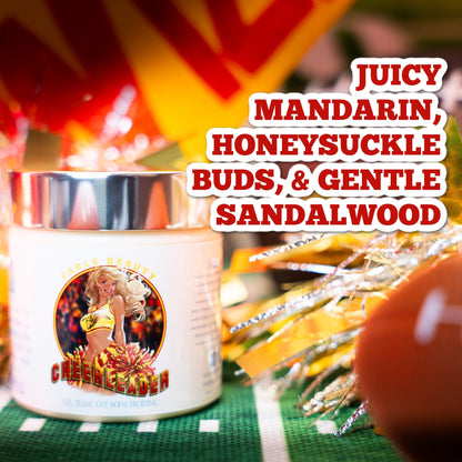 The Cheerleader - Body Frosting - Juicy Mandarin, Honeysuckle Buds, and Gentle Sandalwood