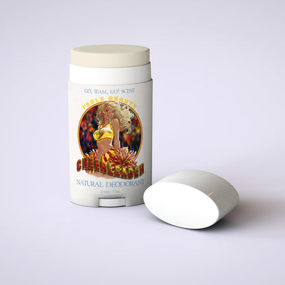 The Cheerleader - Natural Deodorant - Juicy Mandarin, Honeysuckle Buds, and Gentle Sandalwood