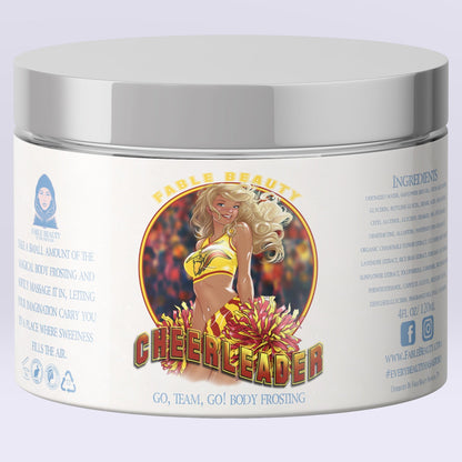 The Cheerleader - Body Frosting - Juicy Mandarin, Honeysuckle Buds, and Gentle Sandalwood