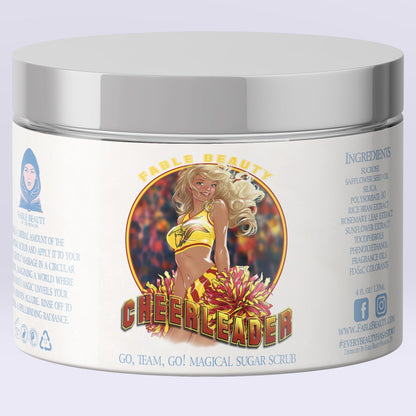The Cheerleader - Magical Sugar Scrub - Juicy Mandarin, Honeysuckle Buds, and Gentle Sandalwood