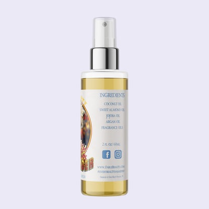 The Cheerleader - Shave Oil Serum - Juicy Mandarin, Honeysuckle Buds, and Gentle Sandalwood