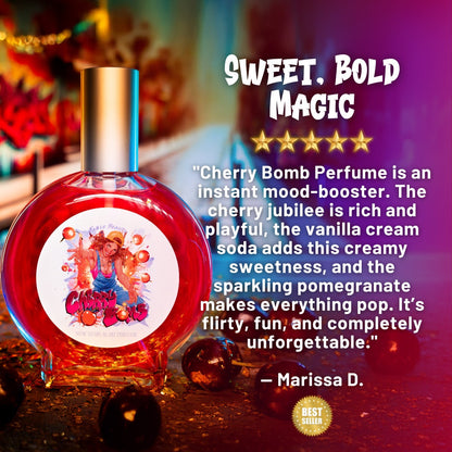 Cherry Bomb - Perfume - Cherry Jubilee, Vanilla Cream Soda, Sparkling Pomegranate