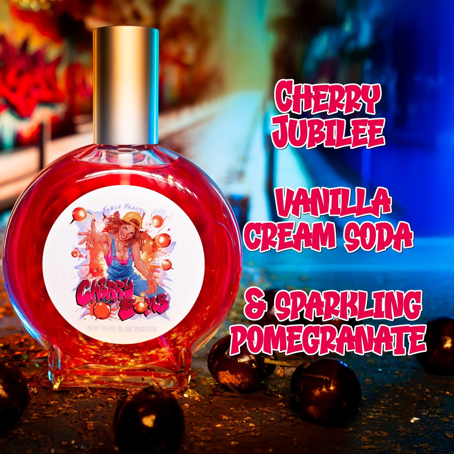 Cherry Bomb - Beauty Box - Cherry Jubilee, Vanilla Cream Soda, Sparkling Pomegranate
