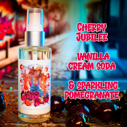 Cherry Bomb - Shave Oil Serum - Cherry Jubilee, Vanilla Cream Soda, Sparkling Pomegranate