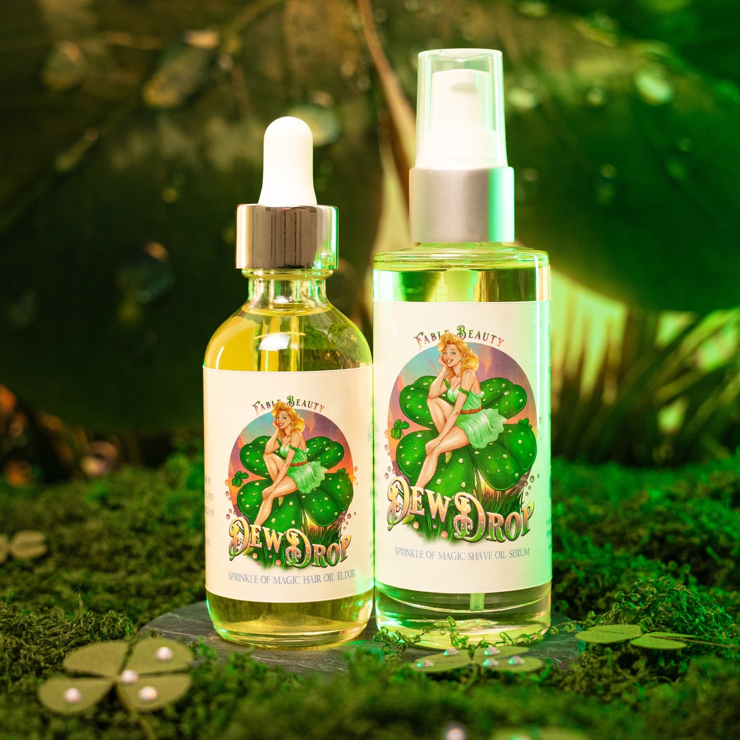 Dewdrop - Razor and Radiance Duo - Sweet Honeydew, Dewy Cloverleaf, Fresh Cucumber