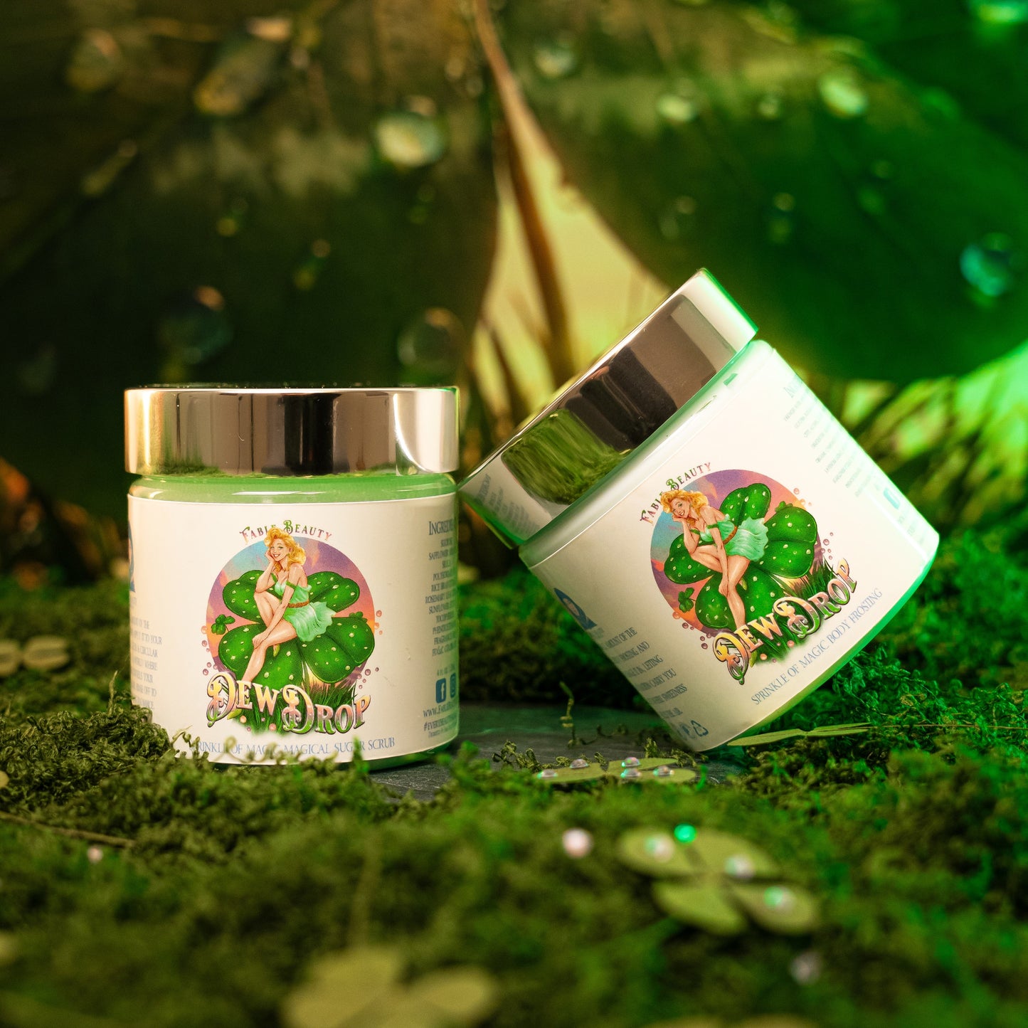 Dewdrop - Polish & Pamper Duo - Sweet Honeydew, Dewy Cloverleaf, Fresh Cucumber