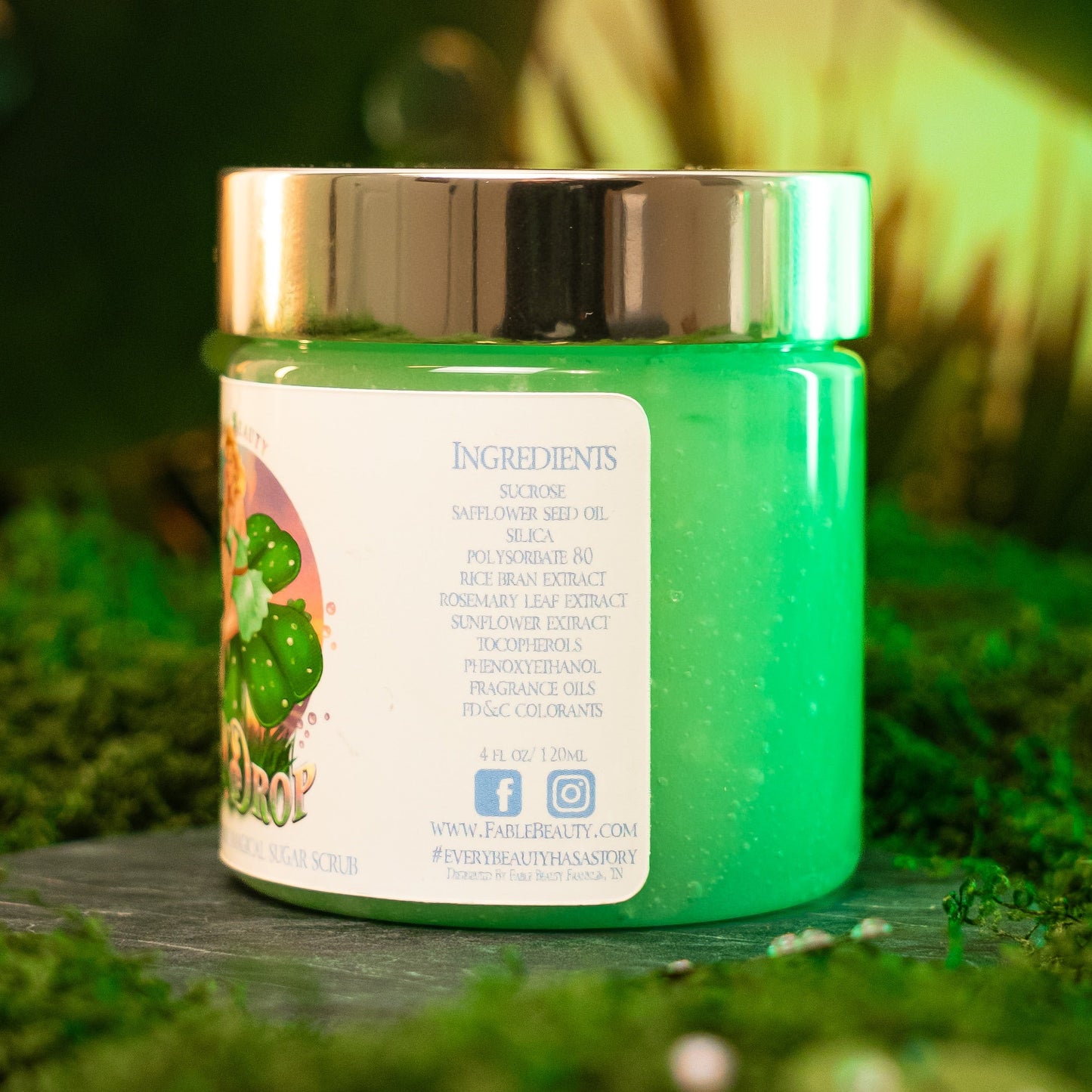 Dewdrop - Magical Sugar Scrub - Sweet Honeydew, Dewy Cloverleaf, Fresh Cucumber